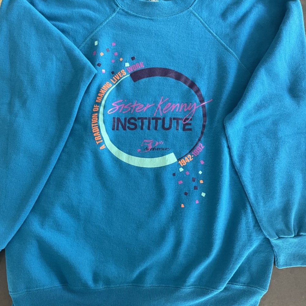 Vintage Blue Sweater/ size L